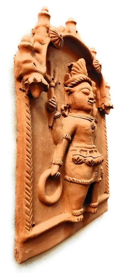 Molela Terracotta Bhairava Lok Devta Plaque