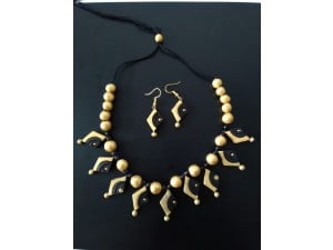 Crafted Terracotta Necklace Set