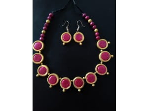 Bid-Coins Terracotta Necklace Set