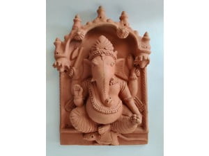 Ganpati Terracotta Murti