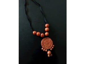 Round Clay Pendant