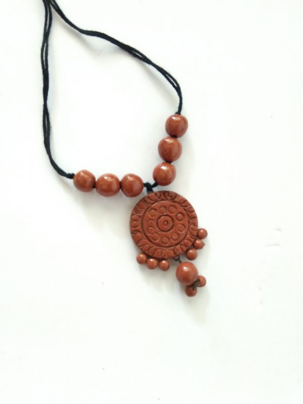 Round Clay Pendant