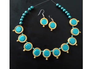 Bid-Coins Terracotta Necklace Set