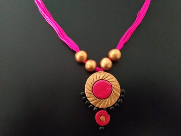 Magnificent Magenta Round Pendant |