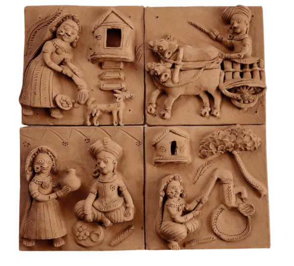 Village Tales Clay Plaques