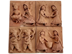 Village Festival Clay Plaques
