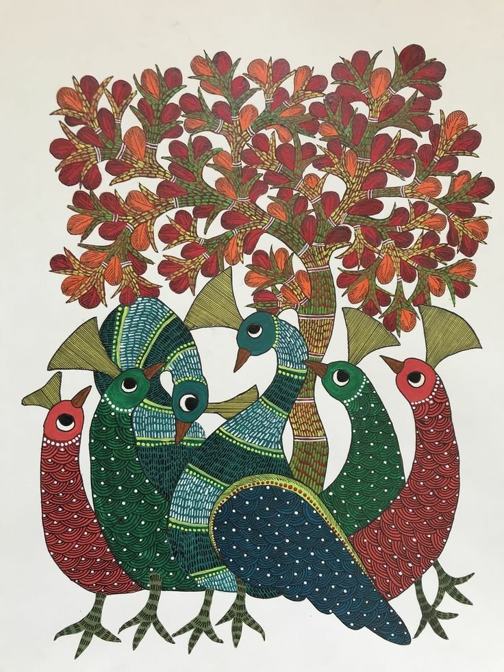 Gond Painting: Incredible Art of India 2 Gond Painting | Incredible Art | Gond Pradhan | The Gonds | Gond Art