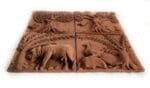 Mesmerising Terracotta Plaques (Set Of 4)