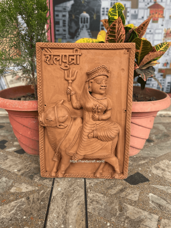 Nine Manifestations of Navratri Shakti, Clay Work, Terracotta art