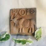 Terracotta Harappa Rhino Seal molela clay art