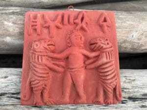 wrestling seal harappa