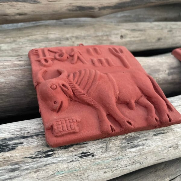 Terracotta Harappa Bull Seal | Harappa Bull Seal |