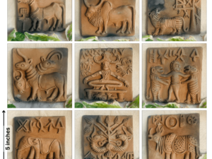 terracotta harappa seals indus valley molela art authentic historical replicas