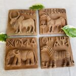 harappa seals terracotta indus valley molela art authentic historical replicas bare hand tiger wrestling, Molela Terracotta, Harappan Seal Tiles – A Tribute to the Harappa Indus Valley Civilization