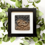 Unicorn and Pipal Tree Seal, Terracotta Harappa Plant Form Seal
